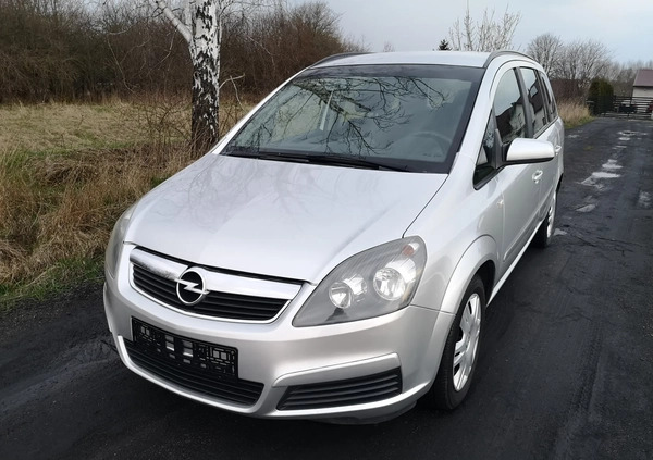 Opel Zafira cena 13900 przebieg: 243000, rok produkcji 2007 z Ryki małe 781